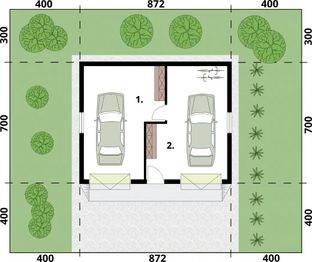 Parter projektu - G11 budynek gospodarczy