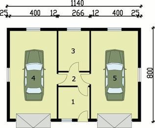 Parter projektu - G50 budynek gospodarczy