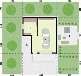 Parter projektu - G53 budynek gospodarczy