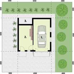 Parter projektu - G73 budynek gospodarczy