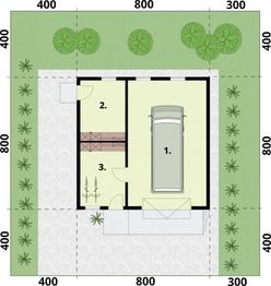 Parter projektu - G207 budynek gospodarczy