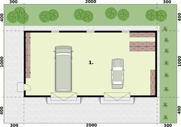 Parter projektu - G303 budynek gospodarczy