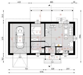Parter projektu - D199 - Paula wersja drewniana