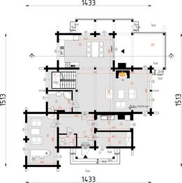 Parter projektu - D53 - dom letniskowy