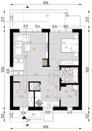 Parter projektu - D142 - wersja drewniana