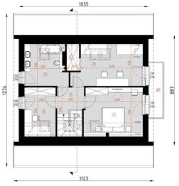 Poddasze projektu - D128A