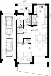 Parter projektu - Dom nowoczesny