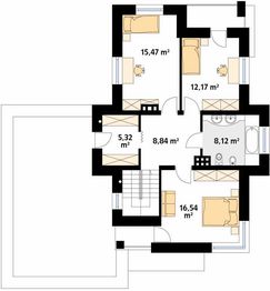 Piętro 1 projektu - Cyprys 6