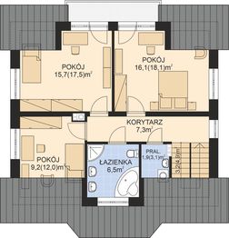 Projekt domu APS 032 126,10 m² - EXTRADOM