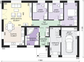 Parter projektu - Dom przy Przyjemnej 12 bis