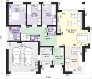 Parter projektu - Dom przy Pastelowej bis