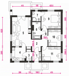 Parter projektu - Marcel bez garażu [B]