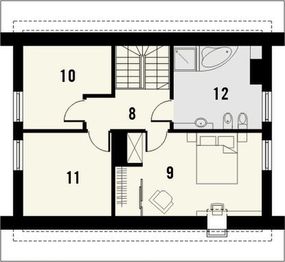 Poddasze projektu - Calvados