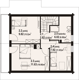 Poddasze projektu - Świdnica mała dw