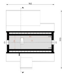Poddasze projektu - D57 - Luiza wersja drewniana