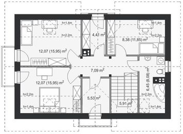 Poddasze projektu - Bianco Termo
