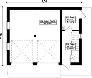Parter projektu - G162 - Budynek gospodarczy