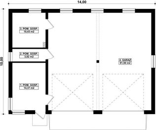 Parter projektu - G215 - Budynek garażowo - gospodarczy