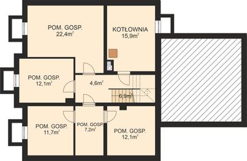 Piwnica projektu - APS 119 + P