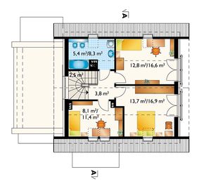 Poddasze projektu - Malina Sto (1456)