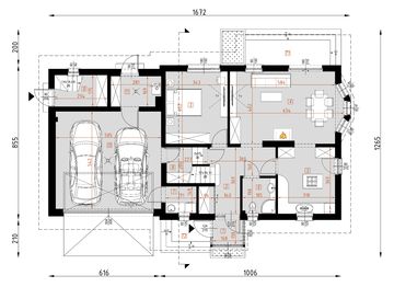 Parter projektu - D186 - wersja drewniana
