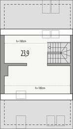 Poddasze projektu - Alfa - segment lewy