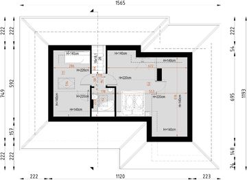 Poddasze projektu - D216B