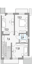 Piętro 1 projektu - Nutka P