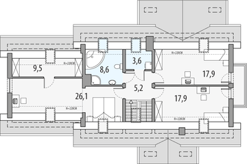 Poddasze projektu - Aston 2d
