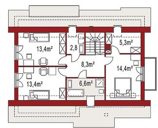 Poddasze projektu - Werbena Nova A