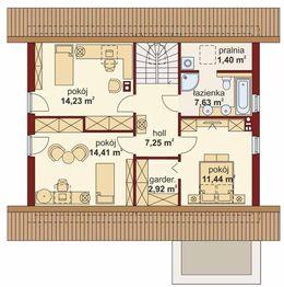 Poddasze projektu - Bruno