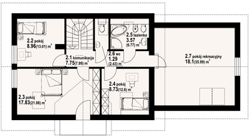 Poddasze projektu - Gryfów G