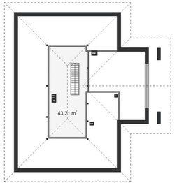 Poddasze projektu - Leno III Termo