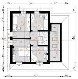 Piętro 1 projektu - D133