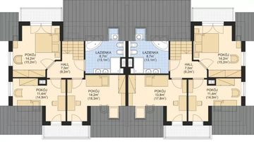 Poddasze projektu - APS 254 dwulokalowy