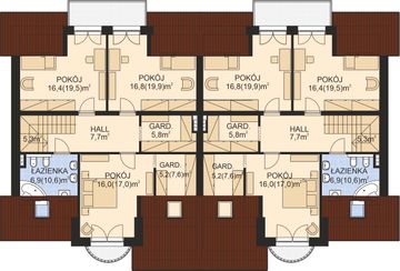Poddasze projektu - APS 185 dwulokalowy