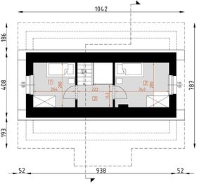 Poddasze projektu - D67 - Paulinka