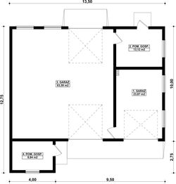 Parter projektu - G229 - Budynek garażowo - gospodarczy