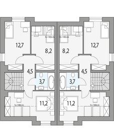 Poddasze projektu - Emilia - bliźniak l+ll