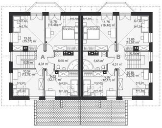 Poddasze projektu - Trivento II Termo