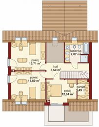 Poddasze projektu - Bernard