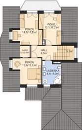 Poddasze projektu - APS 178