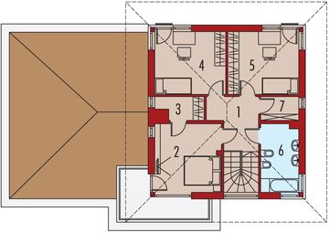 Piętro 1 projektu - Rodrigo IV G2