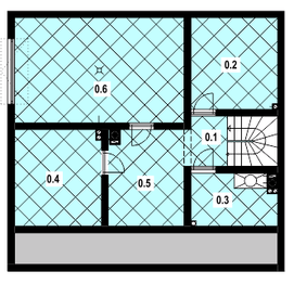 Piwnica projektu - L-94 Dom szkolna murowany