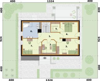 Poddasze projektu - Lamia 2 szkielet drewniany