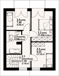Poddasze projektu - Grochowo nowe