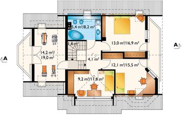 Poddasze projektu - Majka Rex (1502)