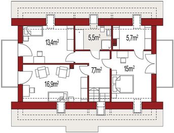 Poddasze projektu - Atos A