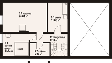 Piwnica projektu - Dukla 19 gg
