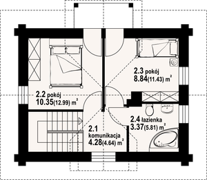 Poddasze projektu - Gródek dw 13